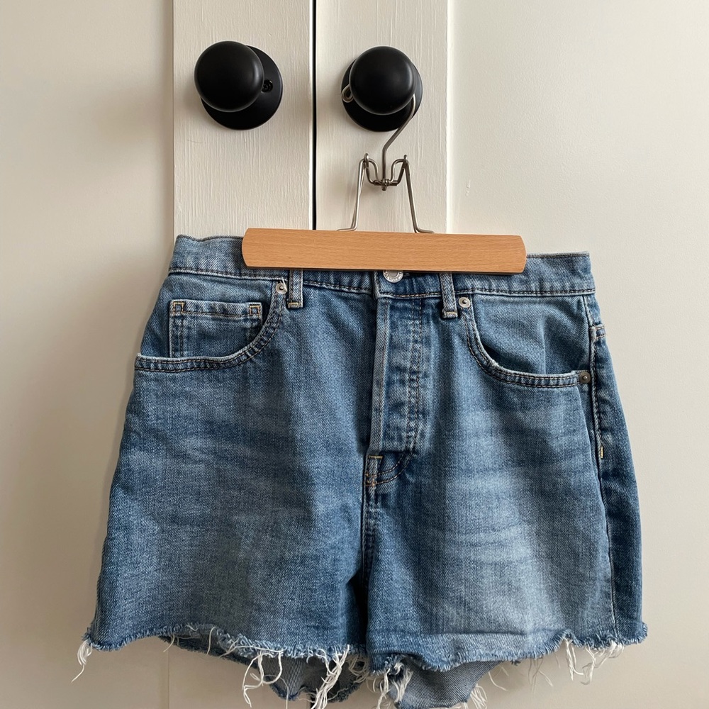 Everlane cheeky denim shorts